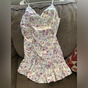 Majorelle floral silk dress size S